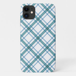 Tartan in turquoise... Case-Mate iPhone case