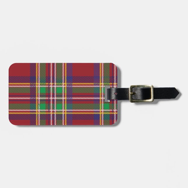 Tartan Luggage Tag (Front Horizontal)