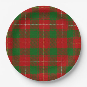 Tartan Macfie Paper Plate
