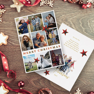 Tartan Modern Elegant Collage 10 Photos Family