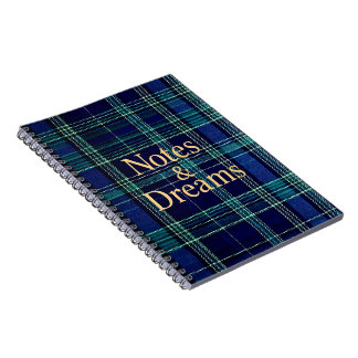 Tartan notebook
