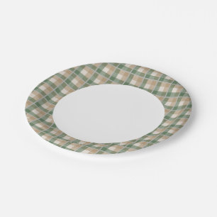 Tartan Paper Plate