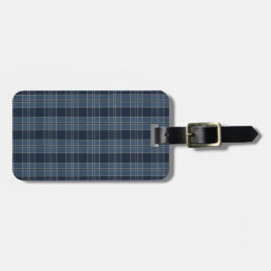 tartan pattern fabric Campbell Luggage Tag