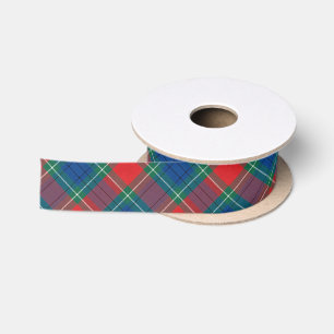 Tartan Pattern Red Green Blue Plaid Satin Ribbon