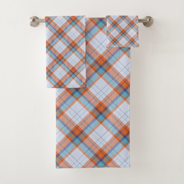 Tartan Plaid Bath Towel Set (Insitu)