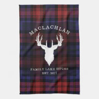 Tartan Plaid Clan MacLachlan Family Lake House