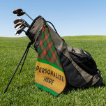 Tartan Plaid Golf Gifts for All  Towel<br><div class="desc">For yourself or anyone you know who loves the game of Golf. Also perfect for Birthdays and Holidays. Tartan plaid background and a gold banner across with the name or personal message of the receiver. Several brands of golf balls to choose from,  golf ball markers and matching towel.</div>