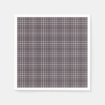 Tartan Plaid Pattern Brown, Blue & Beige No. 69