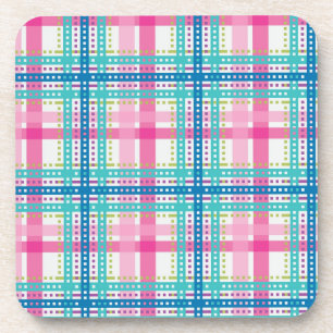 Tartan, plaid pattern coaster