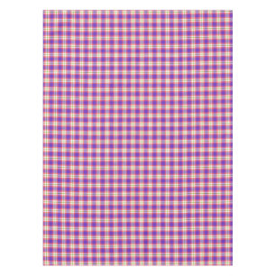 Tartan plaid pattern tablecloth