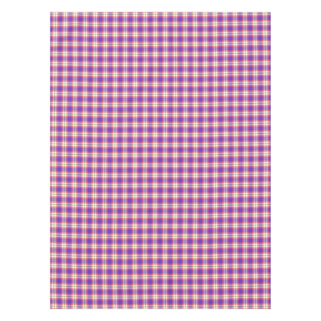 Tartan plaid pattern tablecloth (Front)