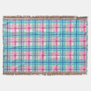 Tartan, plaid pattern throw blanket