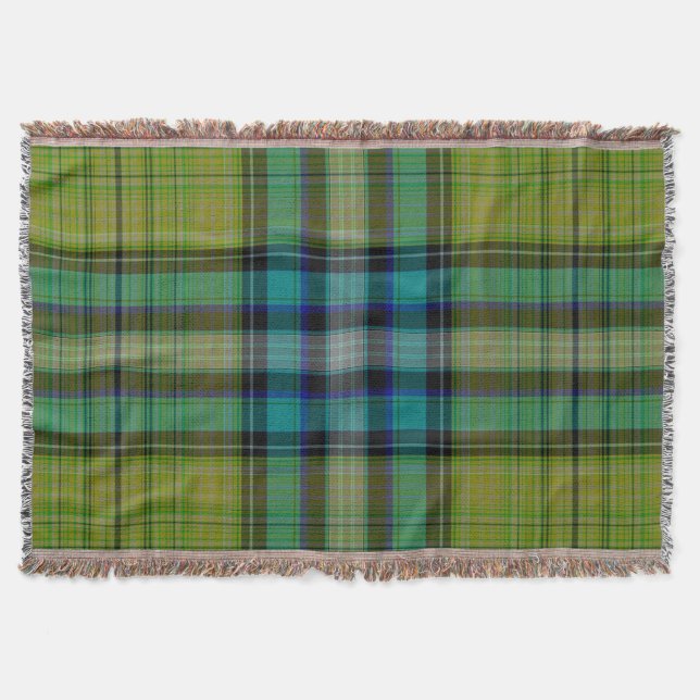 Tartan Plaid Throw Blanket (Front)