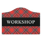 Tartan plaids pattern royal red fabric