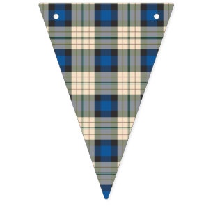 Tartan plaids pattern - traditional blue beige bunting
