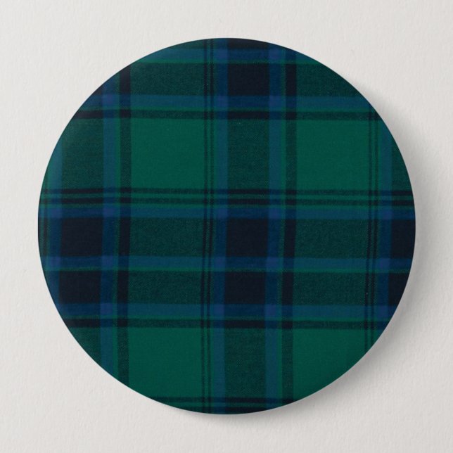 Tartan Round Button (Front)