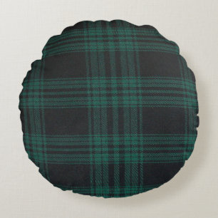 Tartan Round Throw Pillow (16")