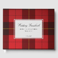 Tartan Rustic Wallace Plaid Red Black Plaid
