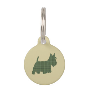 Tartan Scottie Pet Tag