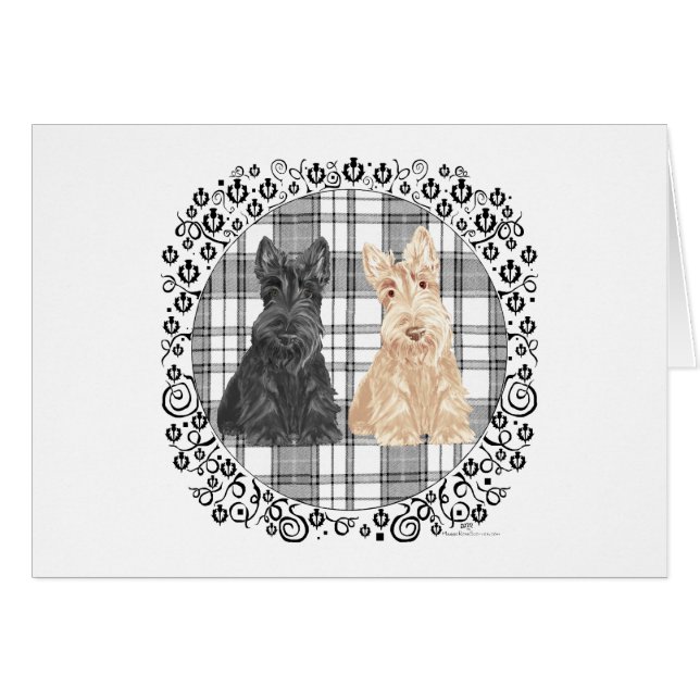 Tartan Scotties (Front Horizontal)
