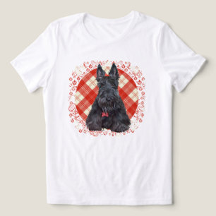 Tartan Scottish Terrier Tri-Blend Shirt