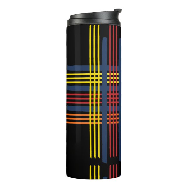 Tartan Thermal Tumbler (Rotated Left)