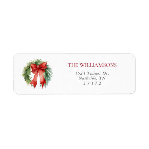 Tartan Tidings Return Address Label