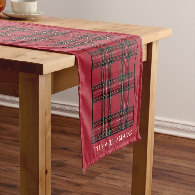 Tartan Tidings Table Runner (In Situ)