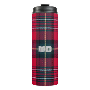 Tartan w/out your Initials or other Text Thermal Tumbler