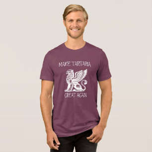 Tartaria Conspiracy History Mudflood Tri-Blend Shirt