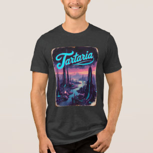 Tartaria Conspiracy Sci-Fi Vintage  Tri-Blend Shirt