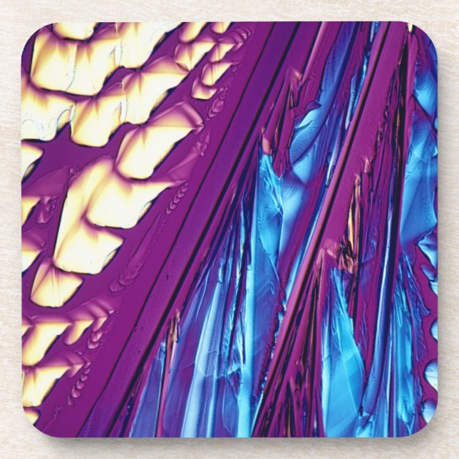 Tartaric Acid Crystals Coaster (Front)