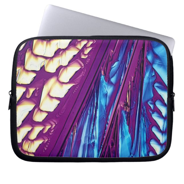 Tartaric Acid Crystals Laptop Sleeve (Front)