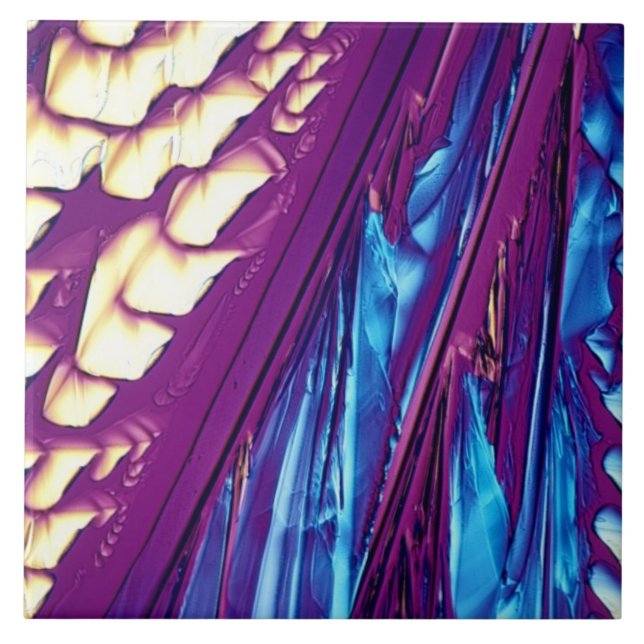 Tartaric Acid Crystals Tile (Front)