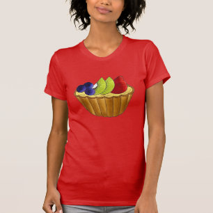 Tarte aux Fruits Fruit Tart French Pastry Chef T-Shirt