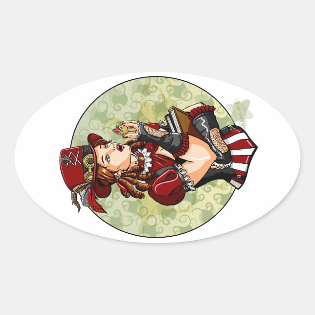 Tarts Who Like Tarts Oval Sticker (Front)