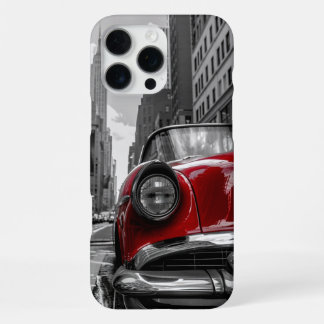 Tasarım Kırmızı Araç iPhone 16 Pro Max Case