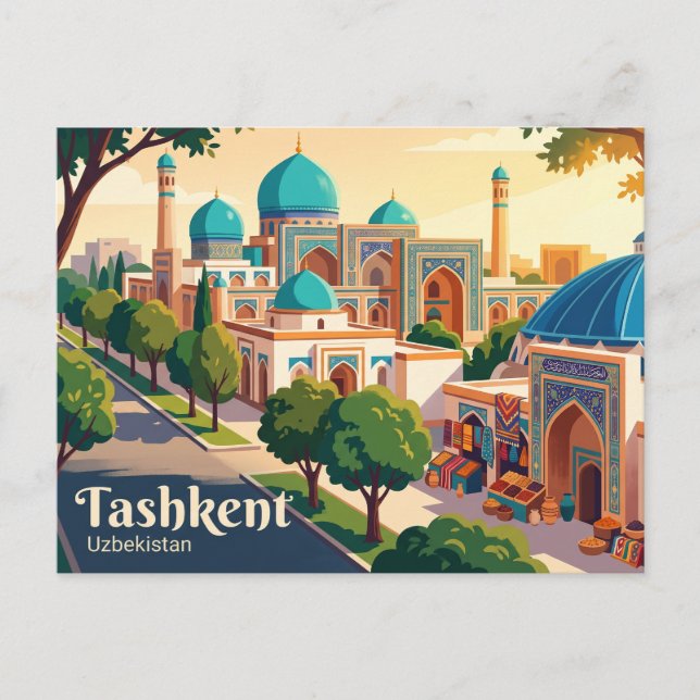 Tashkent, Uzbekistan Postcard (Front)