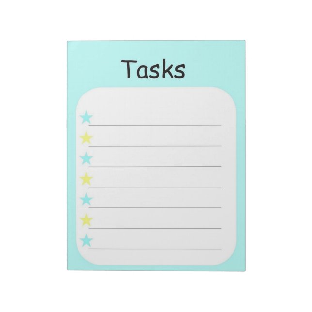 Tasks Notepad (Rotated)