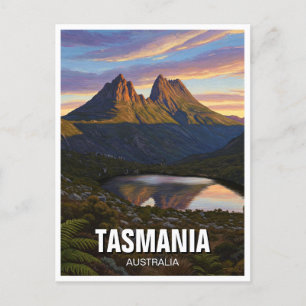 Tasmania Australia Cradle Mountain Travel Postcard
