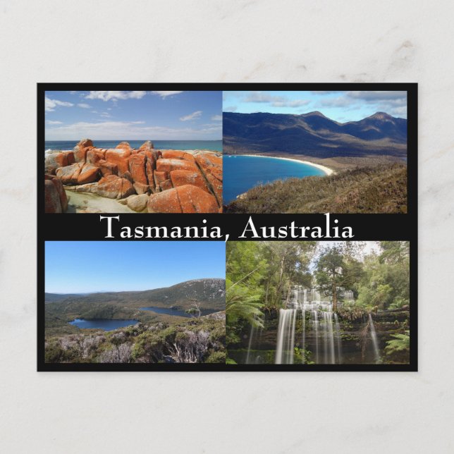 Tasmania, Australia postcard (Front)