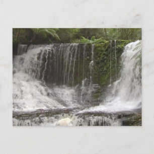 TASMANIA AUSTRALIA WATERFALLS NATURE RIVERS POSTCARD