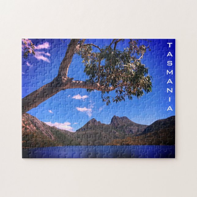 tasmania cradle mountain tree jigsaw puzzle (Horizontal)
