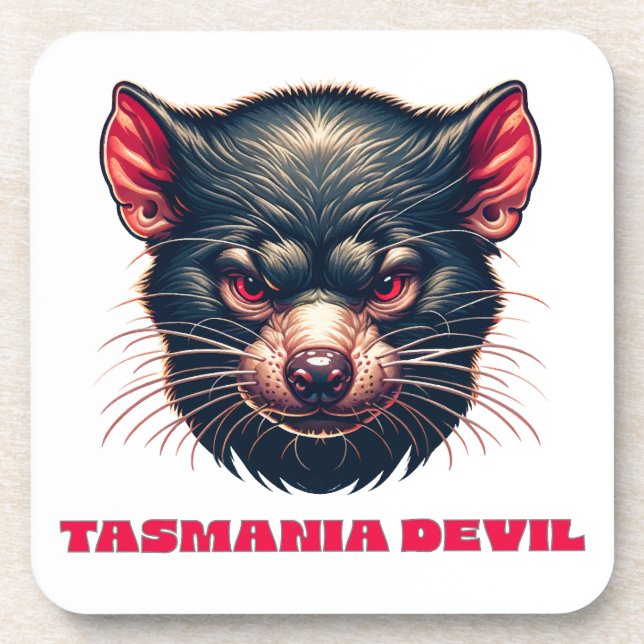 Tasmania Devil Australia Coaster (Front)