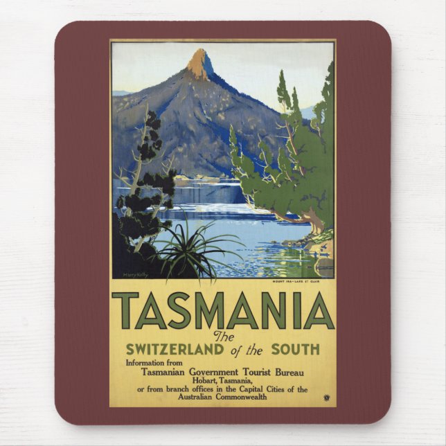 Tasmania Mouse Pad (Front)