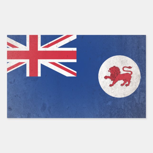 Tasmania Rectangular Sticker (Front)