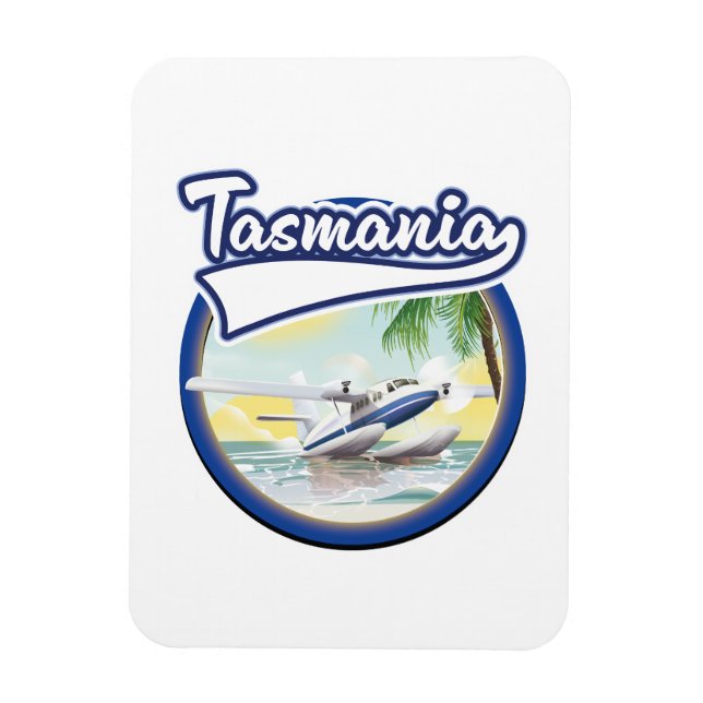 Tasmania travel logo magnet (Vertical)