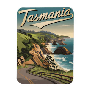 Tasmania Vintage Magnet