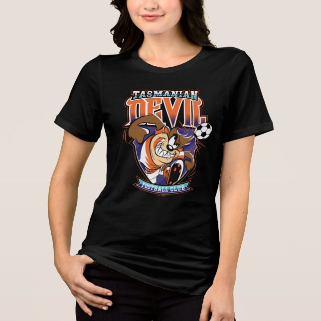 Tasmanian Devil Football Club Badge Tri-Blend Shirt (Front)