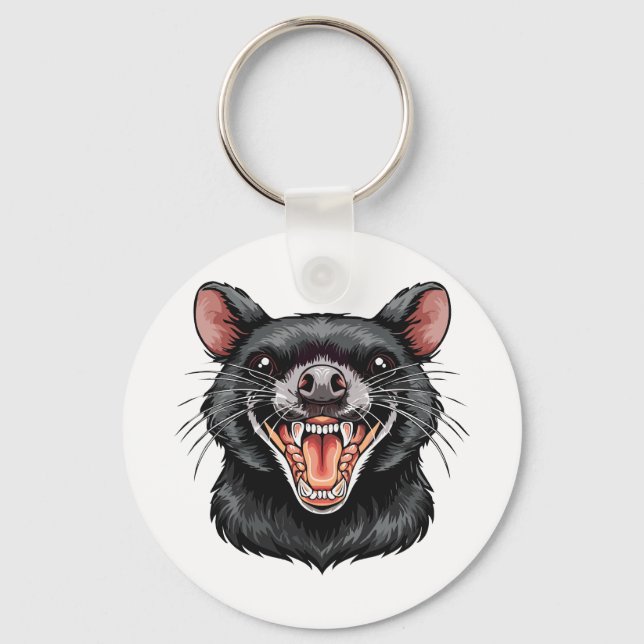 Tasmanian devil key ring (Front)